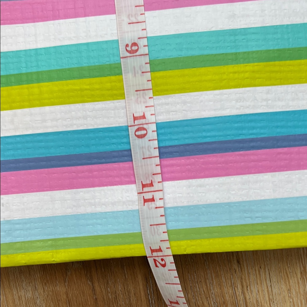 SCOUT Vibrant Striped NWT Large Package Gift Bag 13.5” W x 12” H x 6” D - Picture 9 of 16